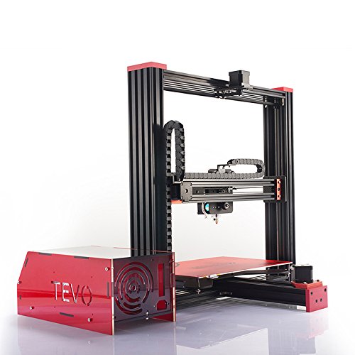 TEVO 2017 New Black Widow Large Printing Area 370250300mm OpenBuild Aluminium Extrusion 3D Printer kit with MKS Mosfet