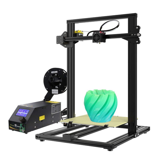 Foxnovo CR-10 3D Printer Pre-Assembled with Heated Bed, SD Card and PLA Filament Large Print Size 11.8”x11.8”x15.8”