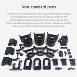 2018 Updated Version Auto Leveling Pulley Version Kossel Delta 3D Printer Unassemble Delta Rostock 3D Printer DIY Kit Large Print Size/Black Color/Free Offer with Test Filament and Assemble Tool
