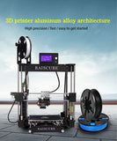 RAISCUBE A8R Upgraded 3D Printer Kit Aluminum Frame Easy Assembly 3D Printing Machine with Hotbed Free Testing Filament Big Print Size 210 x 210 x 225mm- Black